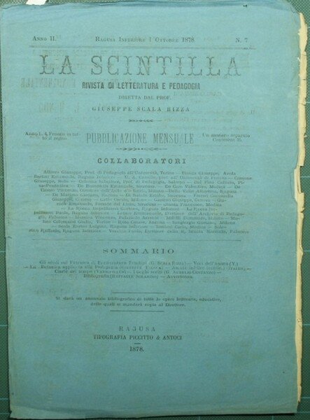 La scintilla. N. 7