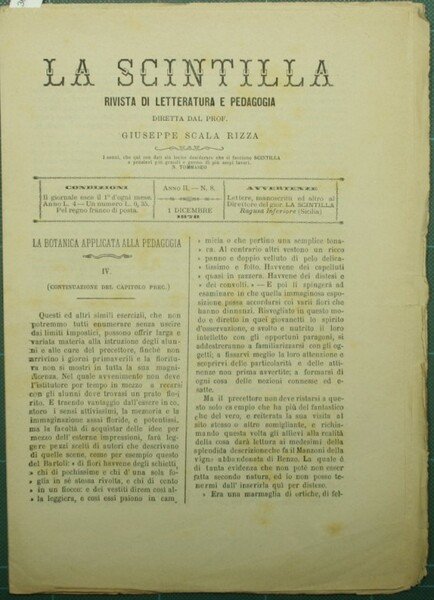 La scintilla. N. 8