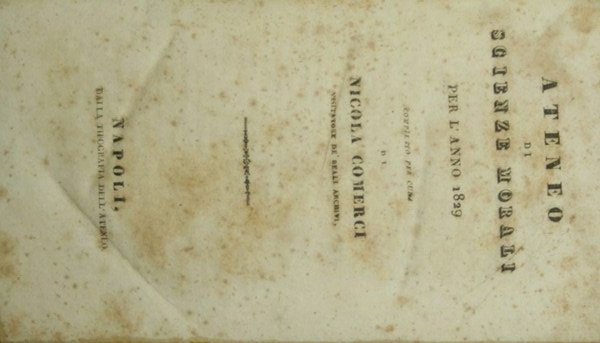 Ateneo di scienze morali per l'anno 1829
