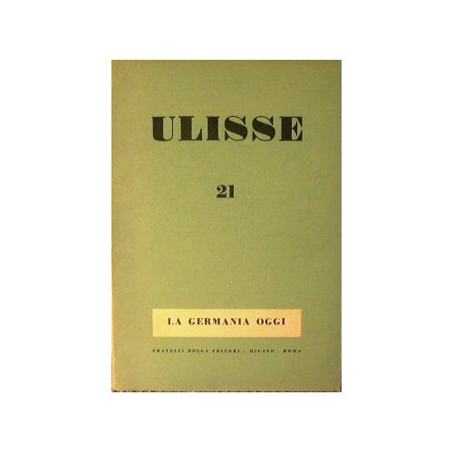 Ulisse n.21 1955 La Germania oggi.