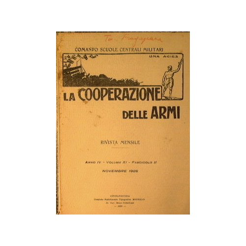 La cooperazione delle Armi. Anno IV - Volume XI - …