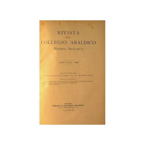 Rivista Araldica. Annata 1949
