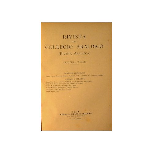 Rivista Araldica. Annata 1943