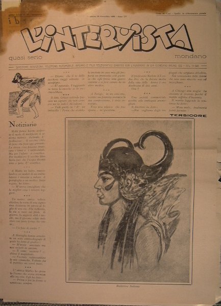 Settimanale l'intervista - anno XVIII n. 47 - domenica 29 … | Immagine principale