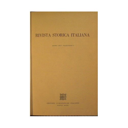 Rivista Storica Italiana