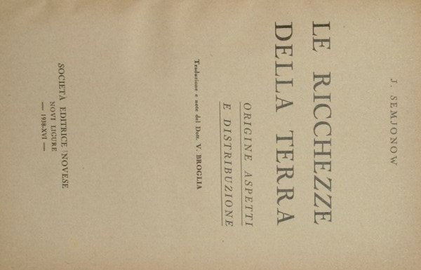 Le ricchezze della terra | Immagine principale
