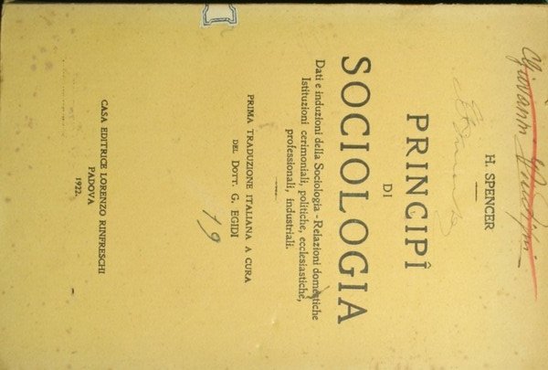 Principi di sociologia