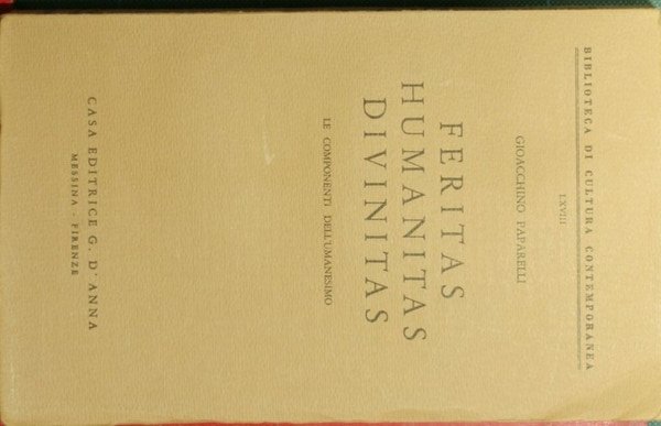 Feritas. Humanitas. Divinitas | Immagine principale