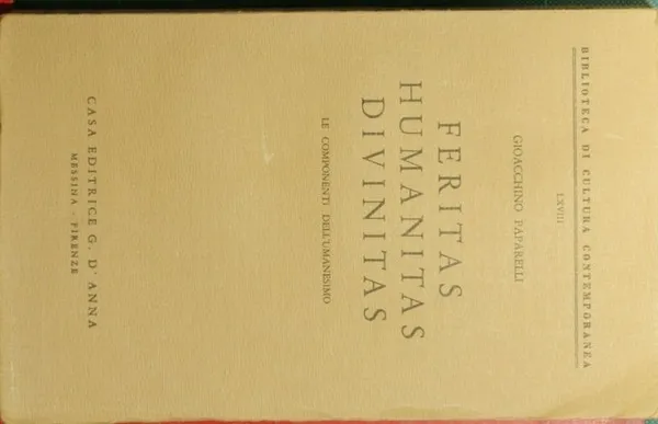 Feritas. Humanitas. Divinitas | Immagine Gallery 1