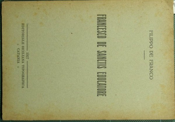 Francesco De Sanctis educatore