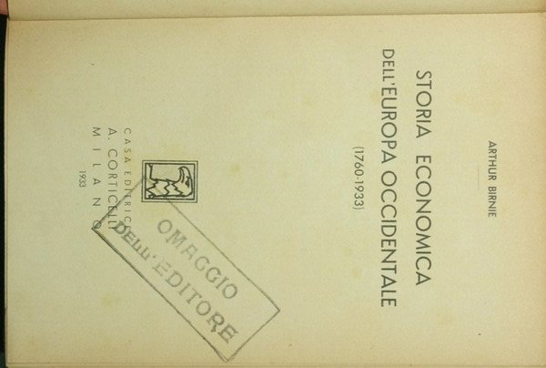 Storia economica dell'Europa occidentale | Immagine principale