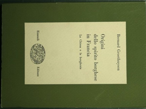 Origini dello spirito borghese in Francia