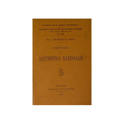 Compendi di Aritmetica razionale