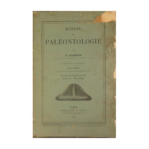 Manuel de paléontologie