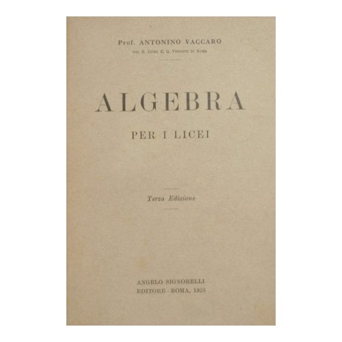 Algebra per i licei