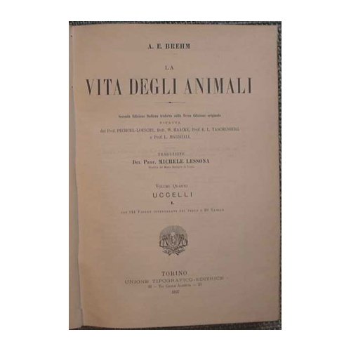 La Vita degli Animali - VOL IV - Uccelli