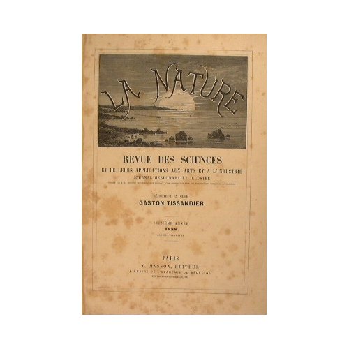 La Nature. Revue des sciences et de leurs applications aux …