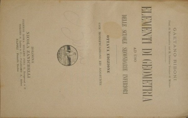 Elementi di geometria