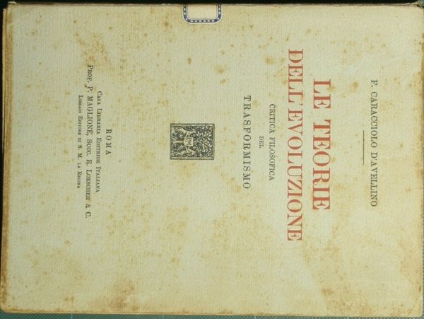 Le teorie dell'evoluzione