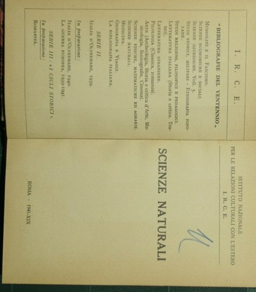 Scienze naturali