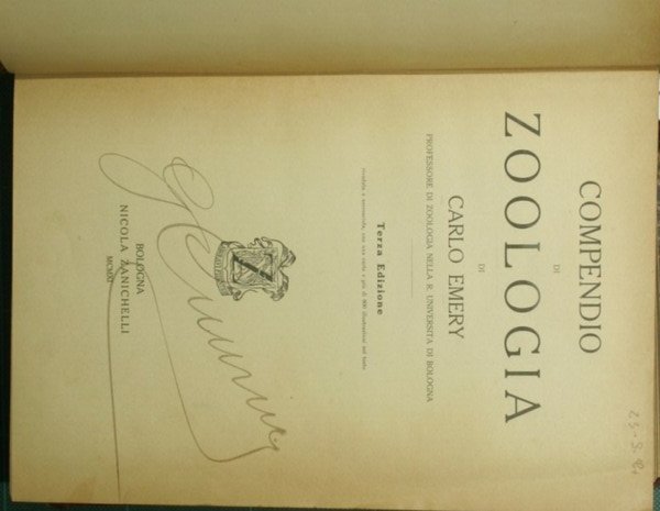 Compendio di zoologia