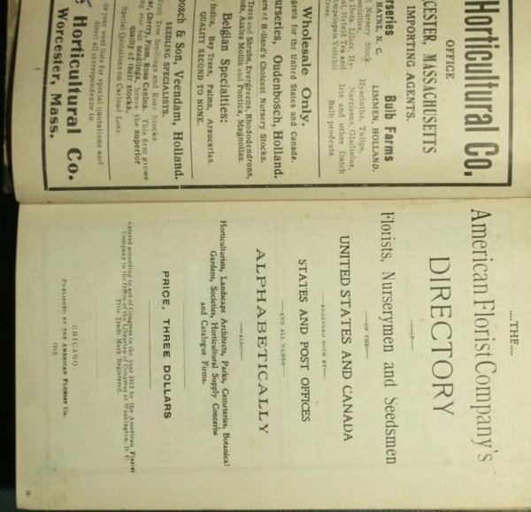 Florists, nurserymen and seedsmen of the United States and Canada