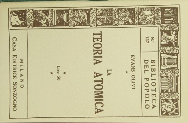 La teoria atomica