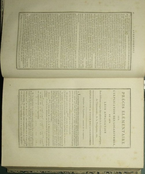 Tables portatives de logarithmes, contenant les logarithmes des nombres, depuis …