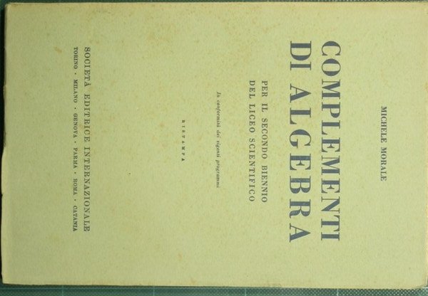 Complementi di algebra