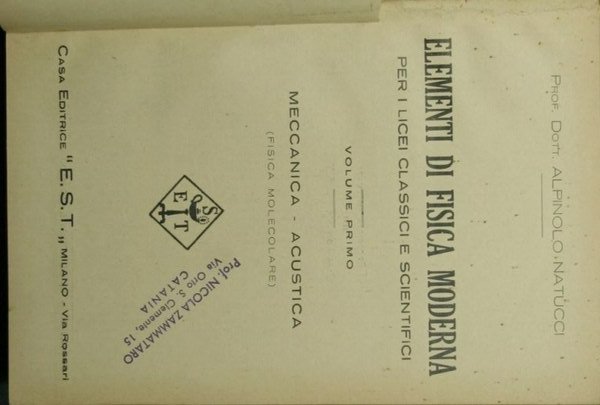 Elementi di fisica moderna