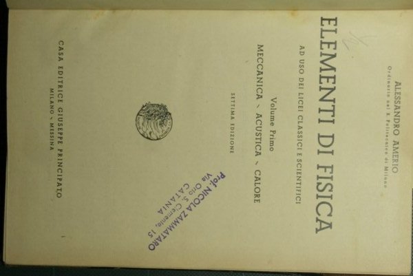 Elementi di fisica