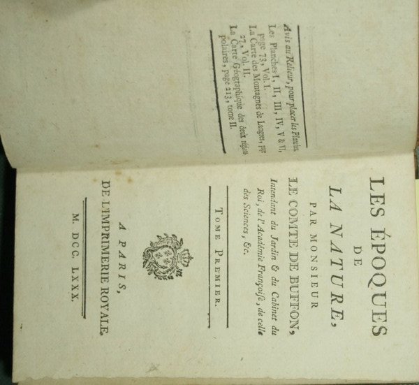 Les epoques de la nature