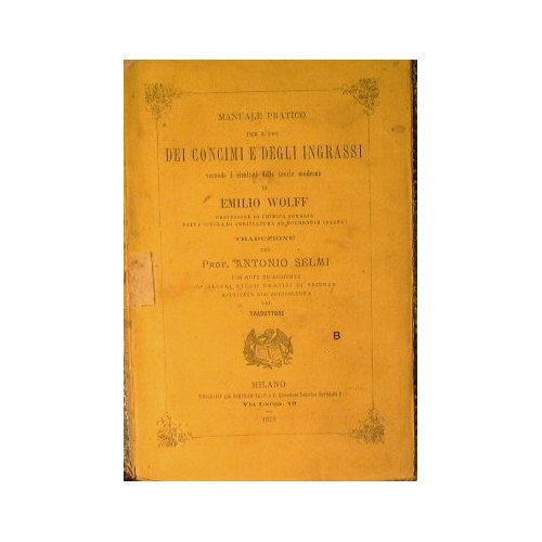 Manuale pratico per l'uso dei concimi e degli ingrassi | Immagine principale