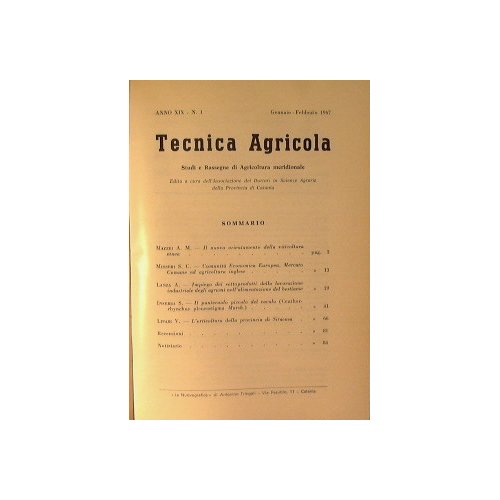Tecnica Agricola