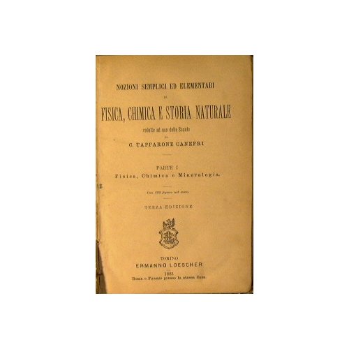 Nozioni semplici ed elementari di Fisica, chimica e storia naturale