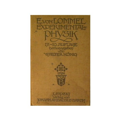 Lehrbuch der experimentalphysik