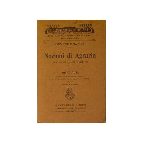 Nozioni di agraria