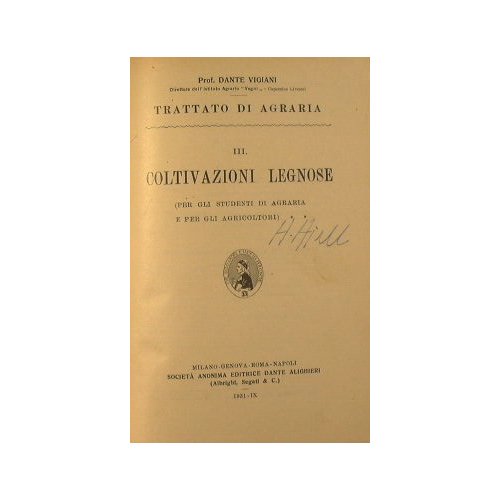 Trattato di Agraria