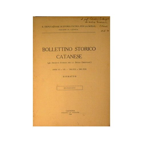 Bollettino storico catanese