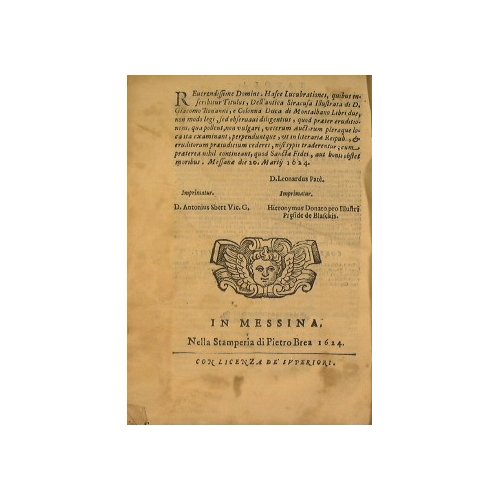Dell'antica Siracusa illustrata di D. Giacomo Bonanni e Colonna duca …