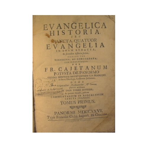 Evangelica historia seu sancta quatuor evangelia in unum redacta, et …