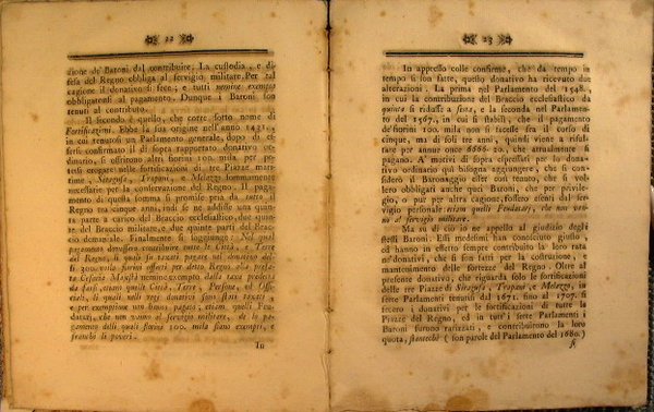 Voto di regal ordine profferito dal caporuota e consultore Saverio …
