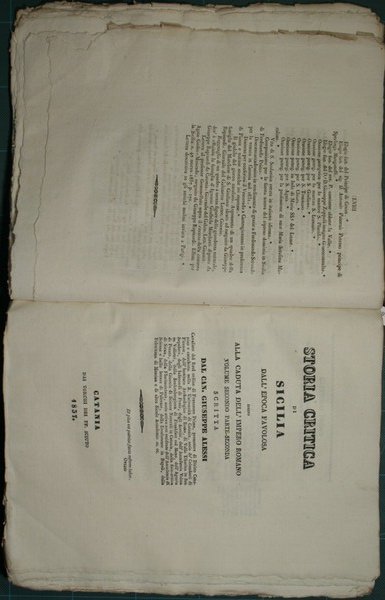 Storia critica di Sicilia dall'epoca favolosa insino alla caduta dell'Impero …