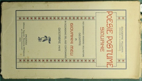 Poesie postume siciliane