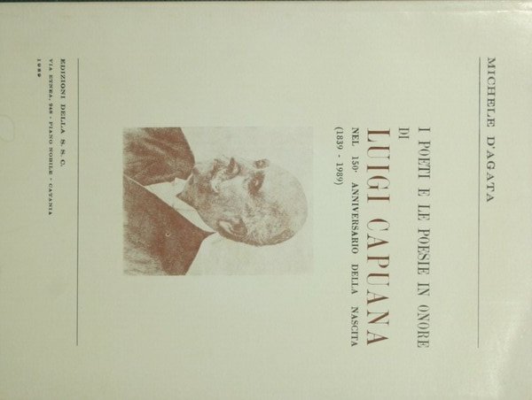 I poeti e le poesie in onore di Luigi Capuana