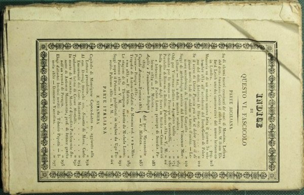 Effemeridi scientifiche e letterarie per la Sicilia. N. 6 - …