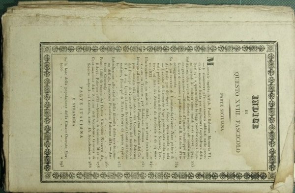 Effemeridi scientifiche e letterarie per la Sicilia. N. 18 - …