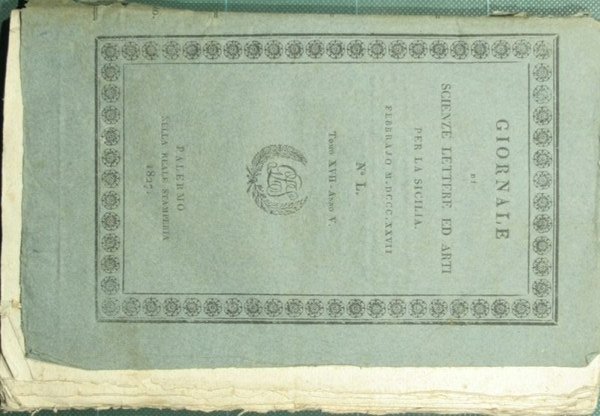 Giornale di scienze lettere ed arti per la Sicilia. Febbrajo 1827 - N. L