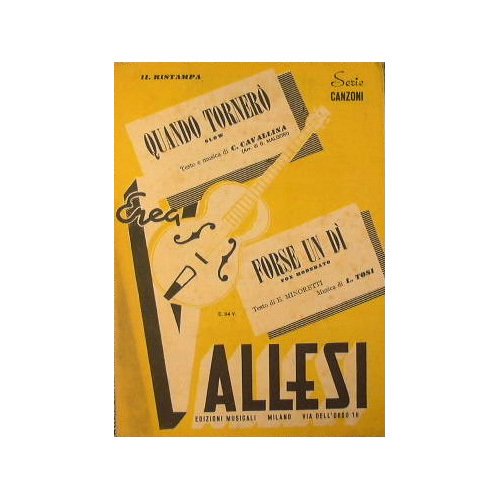 Quando Tornerò ( Slow ) - Forse un Dì ( …