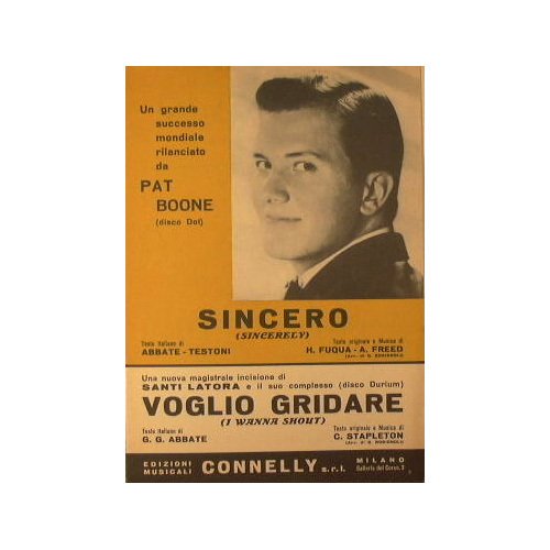 Sincero - Voglio Gridare